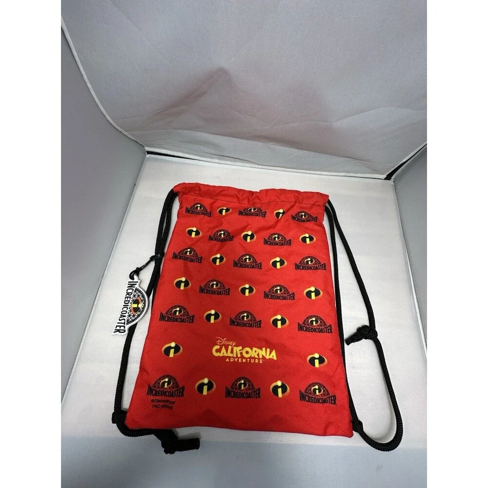 Disney Parks Pixar Pier Incredibles Cinch Backpack